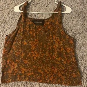 Reformation floral tank top
